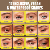 Thumbnail for NYX PROFESSIONAL MAKEUP Micro Brow Pencil (Ash Brown) + Brow Glue (Clear), 2-Pack Bundle