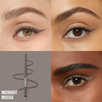 Thumbnail for Maybelline Tattoo Studio Automatic Gel Pencil Waterproof Eyeliner, Blendable, Smudge Resistant, Matte Eyeliner For Up To 36HR Wear, Midnight Mocha (Smokey Gray), Packaging May Vary