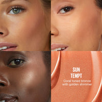 Thumbnail for Maybelline Sunkisser Multi-Use Liquid Blush and Bronzer, Blendable, Longwear, Glowy Make Up, Sun Tempt, 1 Count