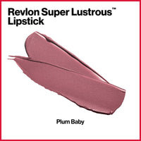 Thumbnail for Revlon Super Lustrous Lipstick, Creamy Formula For Soft, Fuller-Looking Lips, Moisturized Feel, 467 Plum Baby, 0.15 oz
