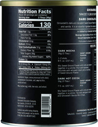Thumbnail for Ghirardelli Sweet Ground Dark Chocolate & Cocoa Powder, 3 Pound Can (Pack of 1) with Ghirardelli Stamped Barista Spoon