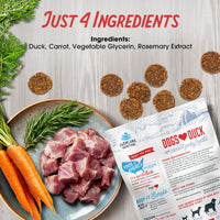 Thumbnail for Farmland Traditions Filler Free Dogs Love Duck & Carrot Premium Jerky Treats. (5 oz)