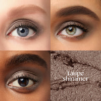 Thumbnail for Julep Eyeshadow 101 Cream-to-Powder Waterproof Shadow Stick – Taupe Shimmer – Long-Lasting, Crease-Proof, Soft Grey Shimmer Eyeshadow with Built-in Smudger