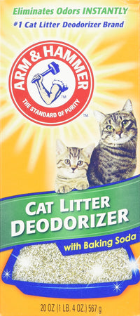 Thumbnail for Arm & Hammer for Pets Cat Litter Deodorizer with Activated Baking Soda 20 oz (Pack of 4)