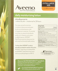 Thumbnail for Aveeno Active Naturals Daily Moisturizing Lotion, New 2 Pack Of 20 Fl Ounce Pump, 1 Fl Ounce