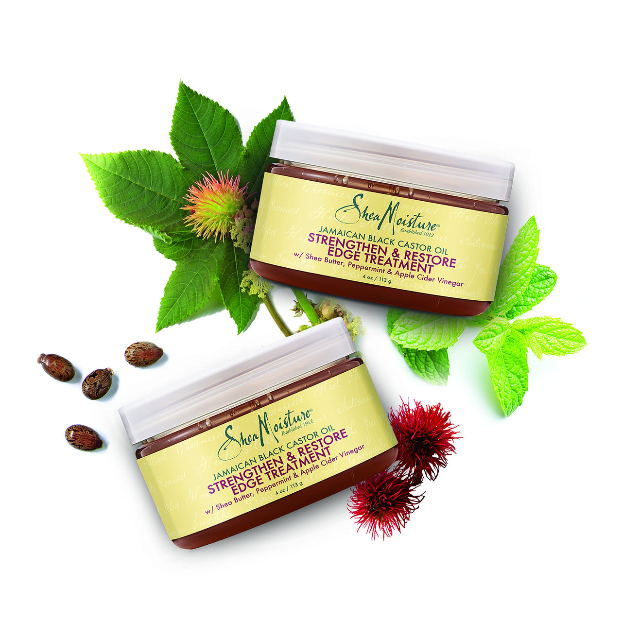 Shea Moisture Jamaican Black Castor Oil Strengthen, Grow & Restore Edge Treatment, 4 Ounce