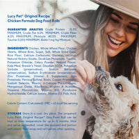 Thumbnail for Lucy Pet Products Chicken Formula Dog Food Roll 2.5 lb, Meaty, Semi-Moist Dog Food (100600074), (Pack of 1)
