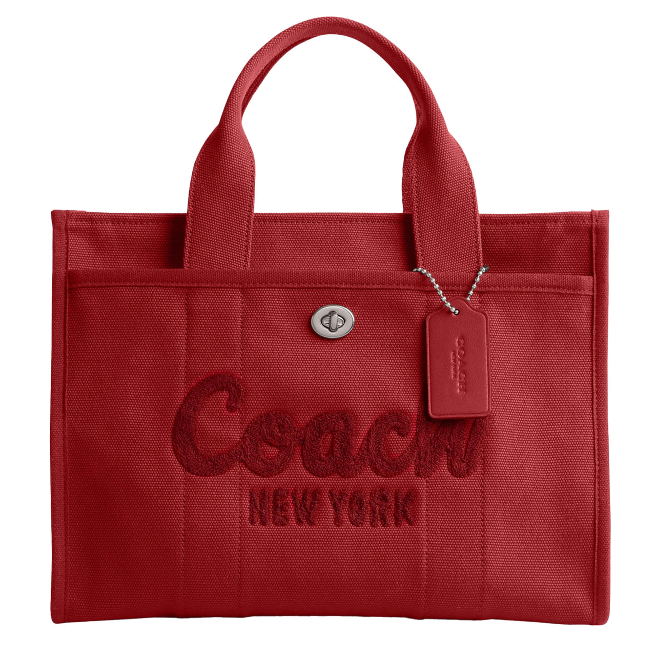 COACH Womens Cargo Tote 1941 Red One Size