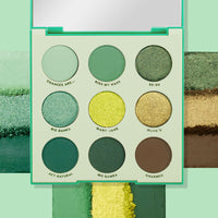 Thumbnail for ColourPop Just My Luck Green Eyeshadow Palette - Green & Neutral Eyeshadow Palette with Matte & Metallic Finishes - High-Pigment Eye Makeup with a Long-Wearing Formula (0.3 oz)