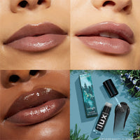 Thumbnail for ColourPop x Twilight Lux Lip Oil - Hydrating, Sheer Tinted Lip Oil Formulated with Antioxidant-Rich Chamomile Extract & Calendula Oil - Non-Greasy, Nourishing Black Lip Oil - Team Jacob (0.16 oz)