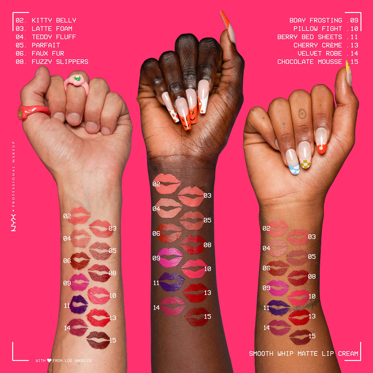 NYX PROFESSIONAL MAKEUP Smooth Whip Matte Lip Cream, Long Lasting, Moisturizing, Vegan Liquid Lipstick - Cherry Crème (Classic Red)