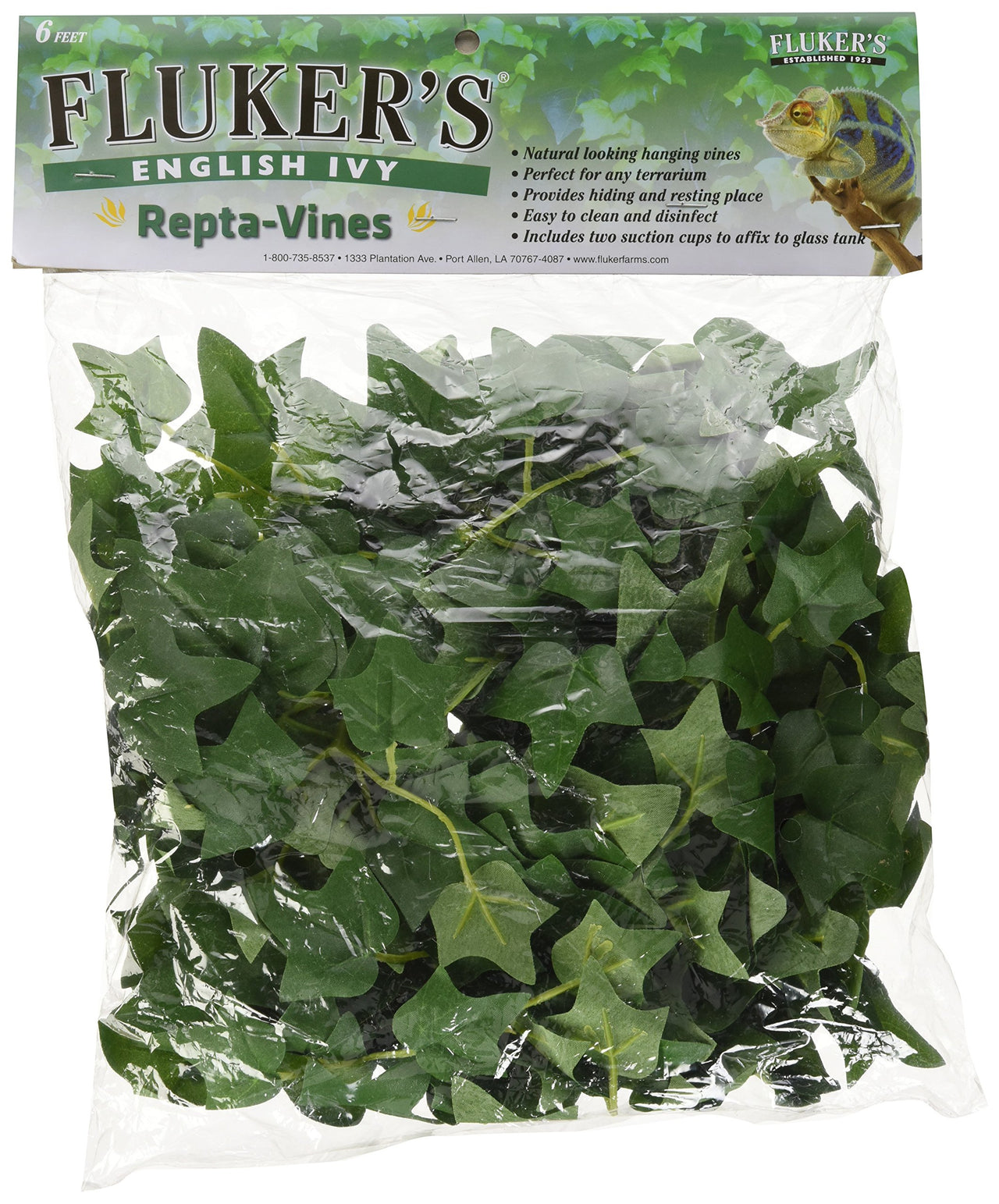 Fluker's Repta Vines for Reptiles and Amphibians Terrariums, English Ivy