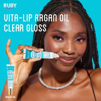 Thumbnail for Ruby Kisses Broadway Vita-Lip Clear Lip Gloss (5 Pack Mint, Rosehip, Coconut, Argan Oil, Mango Butter), Ultra-Hydrating & Soothing Formula with Vitamin Oils, High-Shine Non-Sticky Finish Lip Balm