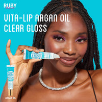 Thumbnail for Ruby Kisses Broadway Vita-Lip Clear Lip Gloss (5 Pack Mint, Rosehip, Coconut, Argan Oil, Mango Butter), Ultra-Hydrating & Soothing Formula with Vitamin Oils, High-Shine Non-Sticky Finish Lip Balm