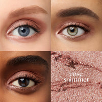 Thumbnail for Julep Eyeshadow 101 Cream-to-Powder Waterproof Shadow Stick – Rose Shimmer – Long-Lasting, Crease-Proof, Pearlescent Rose Shimmer Cream Eyeshadow with Built-in Smudger