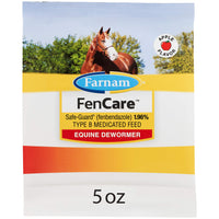 Thumbnail for Farnam FenCare Safe-Guard (fenbendazole) 1.96% Type B Medicated Feed Equine Dewormer 5 Ounces