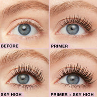 Thumbnail for Maybelline Lash Sensational Sky High Serum Infused Lash Primer for Mascara, Lengthening, Thickening, Tinted and Washable Formula, Soft Black, 1 Count