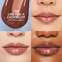 Thumbnail for Covergirl Clean Fresh Yummy Plumper Lip Gloss, 720 Like You A Choco-Lot, Shiny, Vegan Formula, Easy to Apply, Minty Flavor, 0.33oz