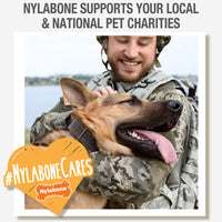 Thumbnail for Nylabone Healthy Edibles Natural Puppy Chews Long Lasting Treats for Puppies, Lamb & Apple Flavor, X-Small/Petite (4 Count)