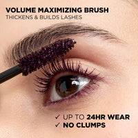 Thumbnail for L'Oreal Paris L’Oreal Paris Original Voluminous Mascara, Building Mascara Volume and Length Formula, Washable, Deep Violet, 0.26 Fl Oz., 1 Count
