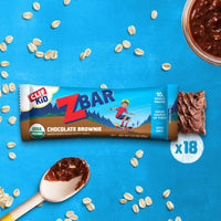 Thumbnail for Zbar - Chocolate Brownie - Soft-Baked Energy Snack Bars - Non-GMO - 11g Whole Grains - USDA Organic Granola Bars (18 Pack)