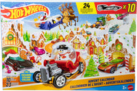 Thumbnail for Hot Wheels Toy Cars & Playset, 2025 Advent Calendar with 10 Vehicles in 1:64 Scale, 10 Ornament Clips & 14 Winter-Themed Accessories