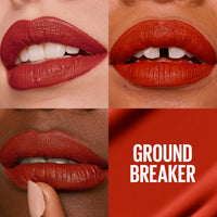 Thumbnail for Maybelline Super Stay Matte Ink Liquid Lipstick Makeup, Long Lasting High Impact Color, Up to 16H Wear, Ground-Breaker, Maple Leaf Red, 1 Count, Packaging May Vary
