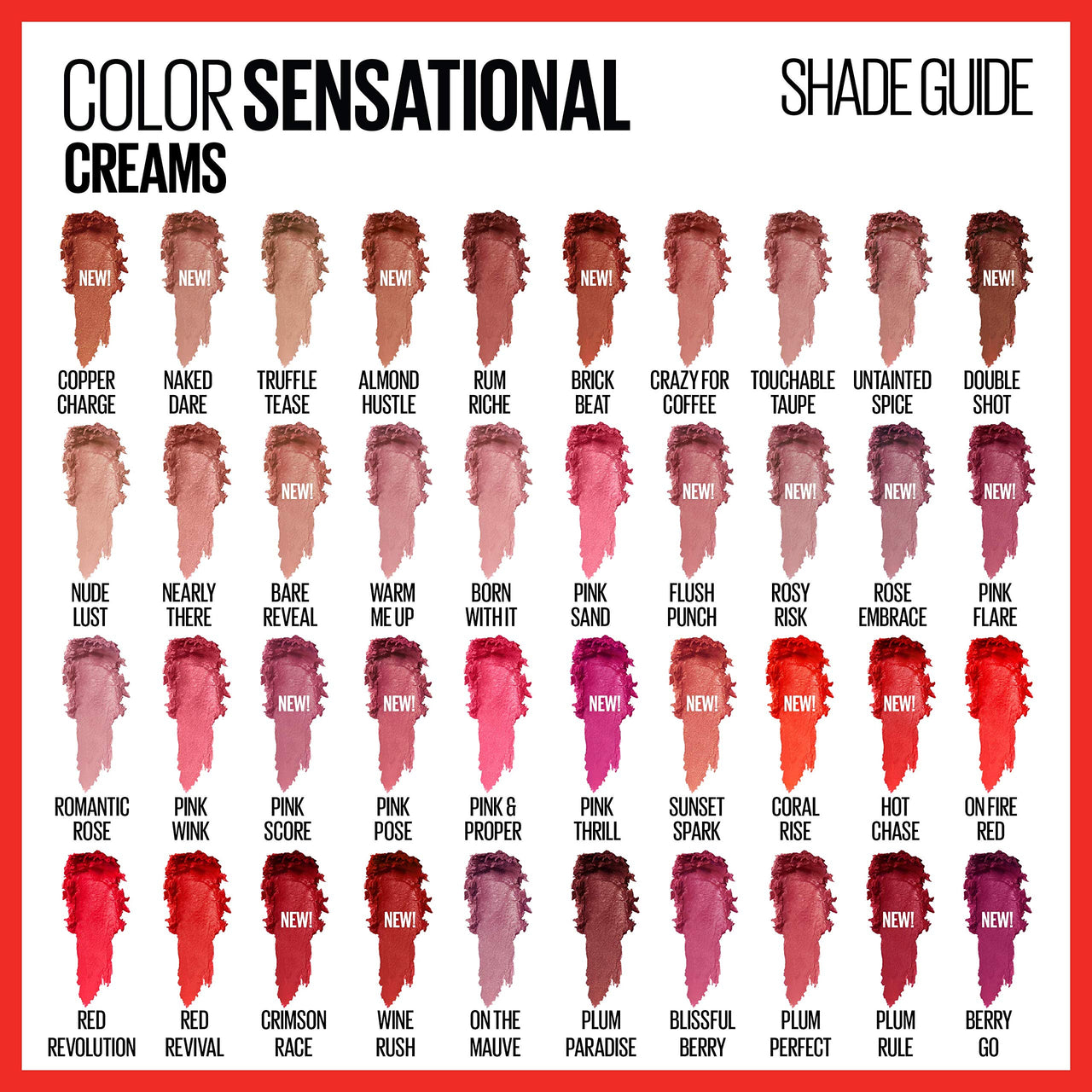 Maybelline Color Sensational Lipstick, Lip Makeup, Cream Finish, Hydrating Lipstick, Pink & Proper, Coral Pink ,1 Count