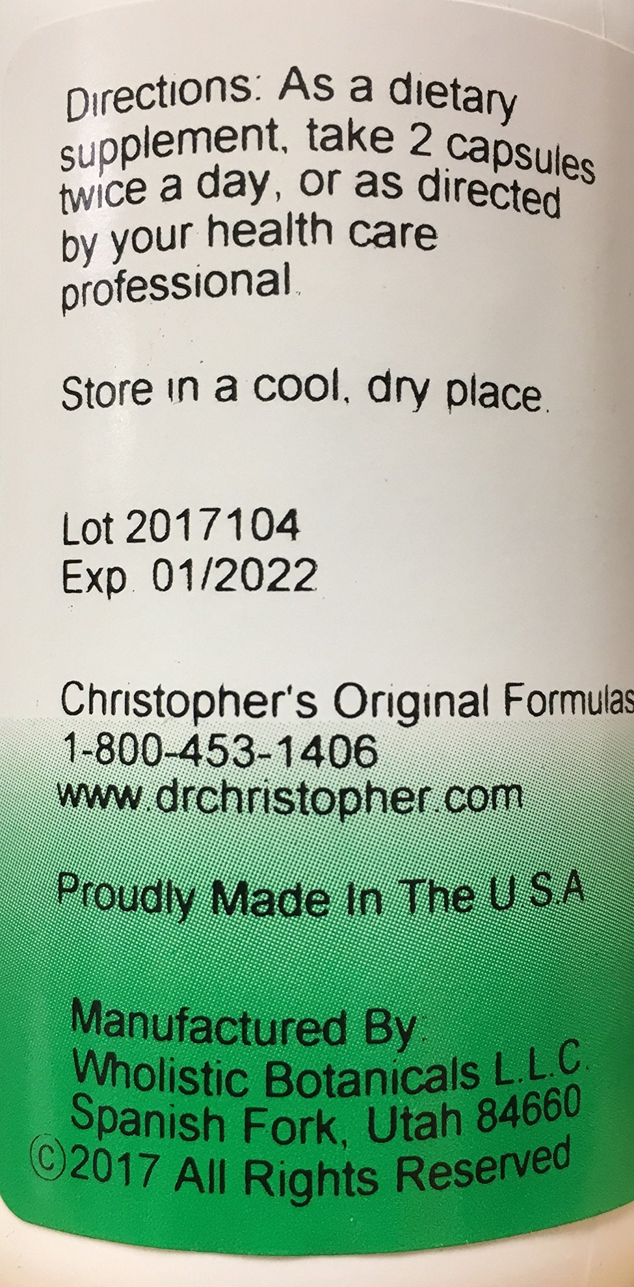 Christopher's Original Formulas Echinacea and Goldenseal - 100 Vegetarian Capsules