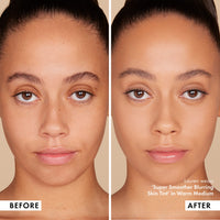 Thumbnail for ICONIC LONDON Super Smoother Blurring Skin Tint | Light to Medium Coverage, Hydrating, Ultra-Lightweight Tinted Moisturizer, Cruelty-Free, Vegan Makeup (Warm Medium) 1.01 Fl oz