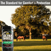 Thumbnail for Absorbine UltraShield Equine Fly Mask, UV Protection, Horse Size with Ears