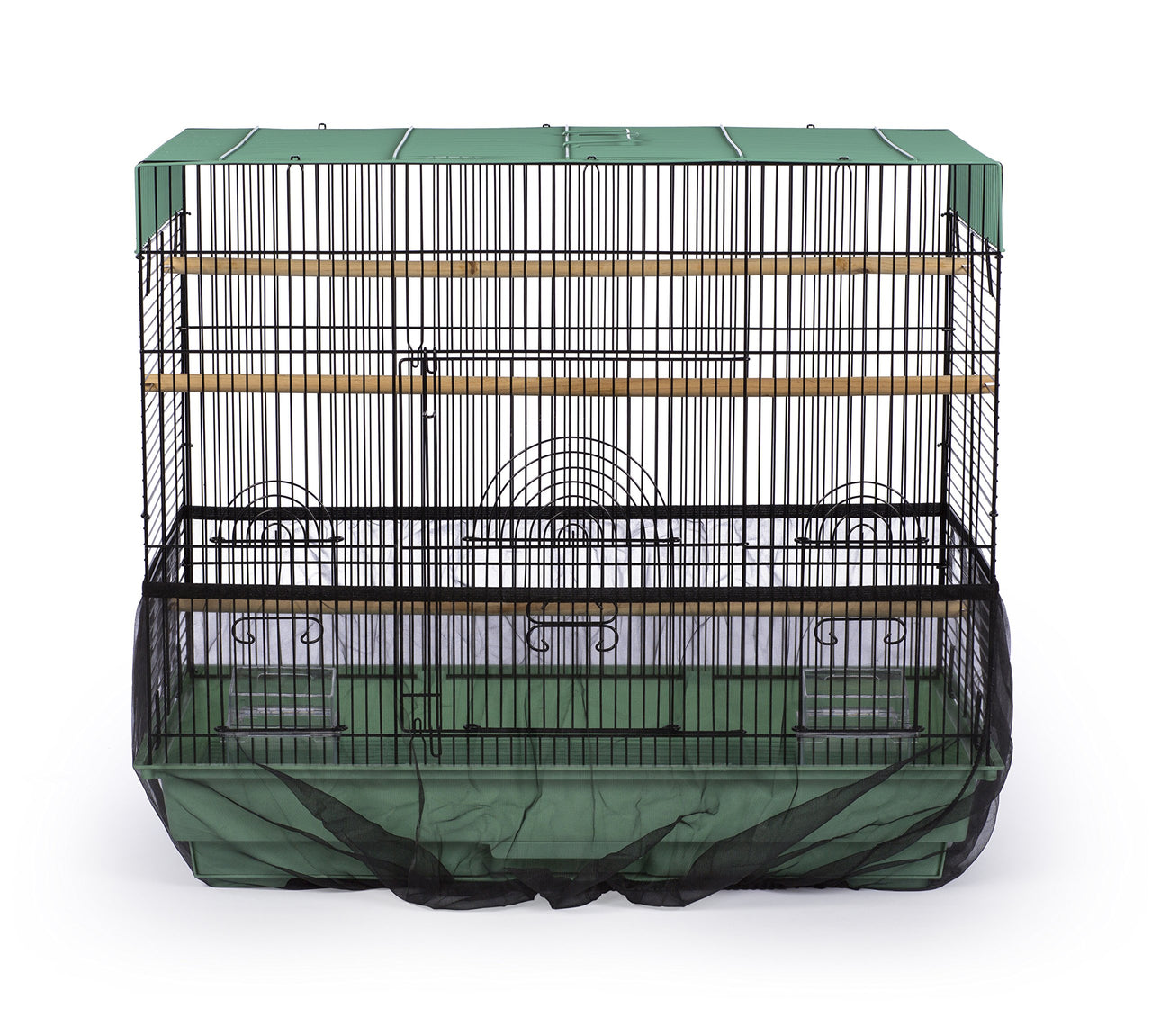 Prevue Pet Products 820B Mesh Bird Seed Catcher, Black, Small/7"