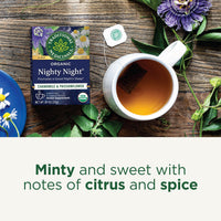 Thumbnail for Traditional Medicinals Organic, Nighty Night Tea, Chamomile & Passionflower - Herbal Sleep Aid Teas - Kosher, Non-GMO, Caffeine-Free, Compostable - 16 Tea Bags