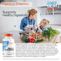 Thumbnail for Doctor's Best Digestive Enzymes Non-GMO Vegetarian Gluten Free, 90 Veggie Caps