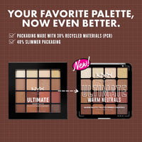 Thumbnail for NYX PROFESSIONAL MAKEUP, Ultimate Shadow Palette, Eyeshadow Palette - Warm Neutrals