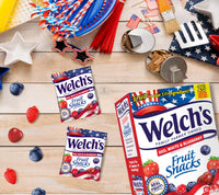 Thumbnail for Welch's Fruit Snacks, Red, White & Blueberry, Great Snack for Summer Celebrations, Bulk Pack, Variety Pack, Individual Single Serve Bags, 0.5 Ounces (Pack of 26)