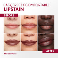 Thumbnail for COVERGIRL Outlast, 45 Brazen Raisin, Lipstain, Smooth Application, Precise Pen-Like Tip, Transfer-Proof, Satin Stained Finish, Vegan Formula, 0.06oz
