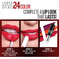 Thumbnail for Maybelline New York Superstay 24, 2-step Lipcolor, Non-Stop Orange