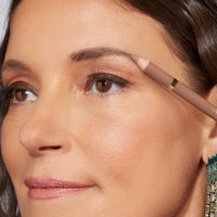 Thumbnail for LAURA GELLER NEW YORK Bravo Brows Soft Pencil + Brush, Medium Brown