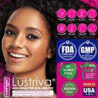 Thumbnail for InstaRelief® Hair Growth with Lustriva® - Clinically Shown to Grow Thicker, Healthier Hair in 3 Weeks, Reduce Wrinkles and Fine Lines, with Biotin, Silicon, and Arginine, 60 Tablets