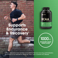 Thumbnail for Optimum Nutrition Instantized BCAA Capsules, Keto Friendly Branched Chain Essential Amino Acids, 1000mg, 400 Count