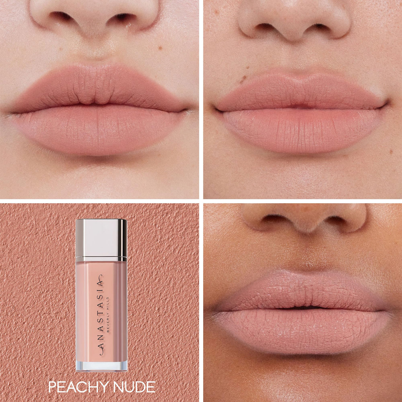 Anastasia Beverly Hills - VELVET LIPS Mini Lip Velvet Duo - Softy + Peachy Nude - Holiday Gift Set