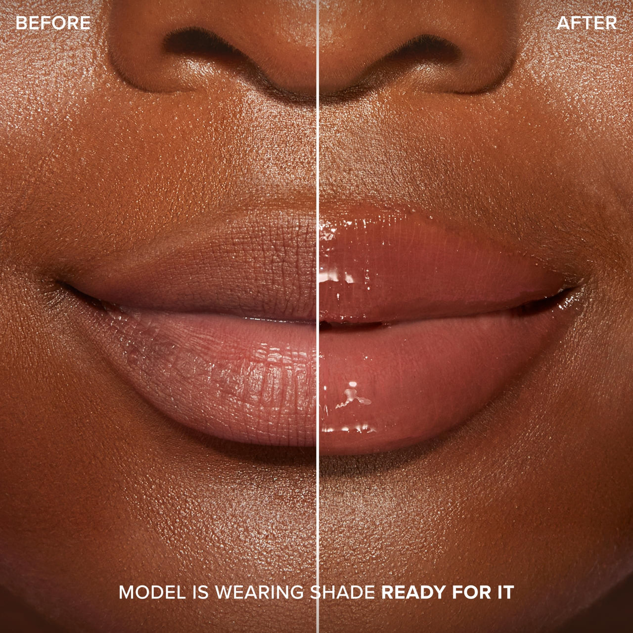 Too Faced Lip Injection Maximum Plump Extra Strength Lip Plumper Gloss | Hydrating, Volumizing, + Plumping, 0.14 Fl Oz, Ready For It (Midtone Nude)