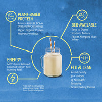 Thumbnail for Sunwarrior Vegan Protein Powder Organic Plant-Based Protein | BCAA Amino Acids Hemp Seed Plant Protein | Soy Free Dairy Free Gluten Free Synthetic Free Non-GMO | Vanilla 30 Servings | Warrior Blend