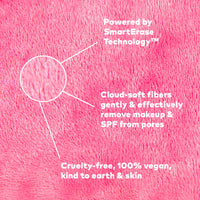 Thumbnail for The Original MakeUp Eraser PRO, Effortlessly Remove All Makeup Using Only Water, Including Waterproof Mascara, Eyeliner, Foundation, Lipstick, Sunscreen,and More! Original Pink, 1ct.