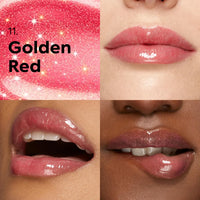 Thumbnail for Kiko Milano 3D Hydra Lip Gloss – High Shine, Hydrating, Plumping, Non-Sticky, Moisturizing Lip Makeup – 11 Golden Red – 6.5ml
