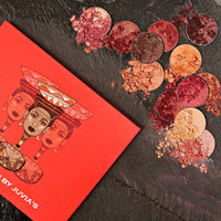 Thumbnail for Juvia's Place Palette The Saharan - Reds, Black, White, Golds, Peach, Shades of 12, Bold Mattes and Flattering Shimmer, Professional Eye Makeup, Pigmented Palette for Eye Color & Shine