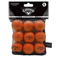 Thumbnail for Callaway HX 9-Pack Practice Ball, Orange