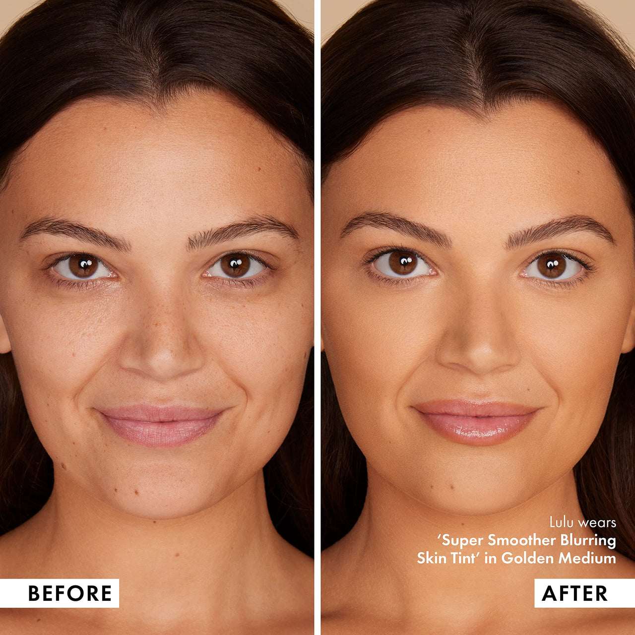 ICONIC LONDON Super Smoother Blurring Skin Tint | Light to Medium Coverage, Hydrating, Ultra-Lightweight Tinted Moisturizer, Cruelty-Free, Vegan Makeup (Golden Medium) 1.01 Fl oz