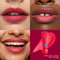 Thumbnail for NYX PROFESSIONAL MAKEUP Smushy Matte Lip Balm, Tinted Lip Moisturizer with Soft, Matte Finish - Sassy Stuff (Candy Apple Red)